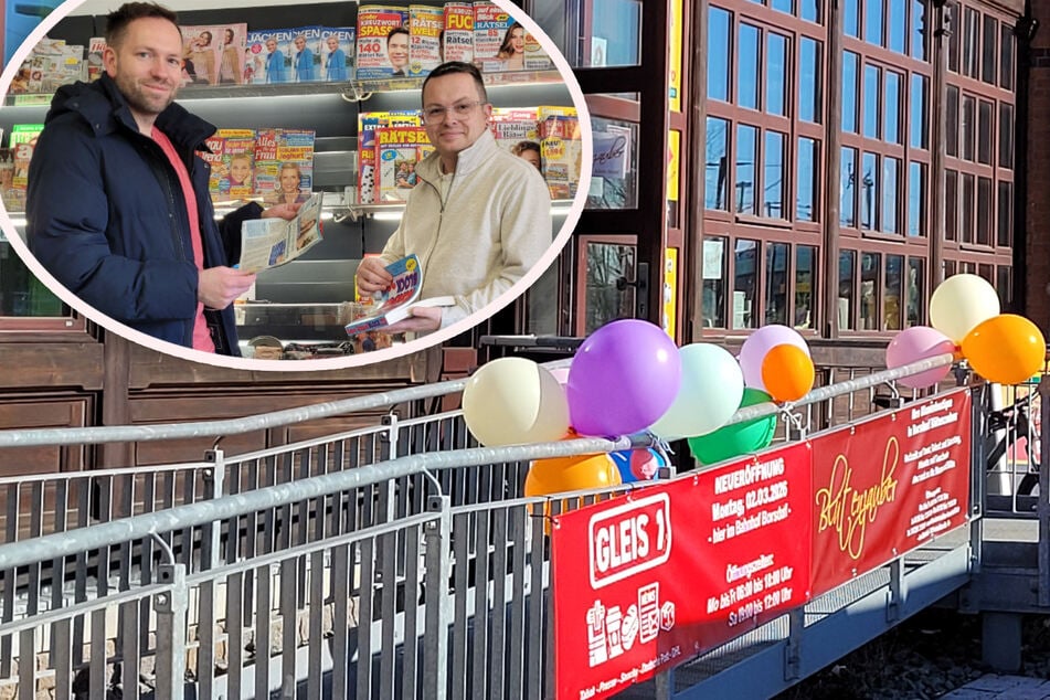 Mit Tabak, Lotto und Bockwurst: Borsdorfer Bahnhof nimmt Fahrt auf!