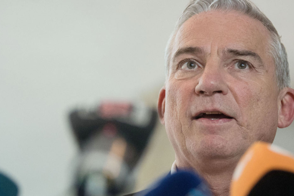 Baden-Württembergs Innenminister Thomas Strobl (Foto) soll sich nach dem Willen der Werte-Union von Merkel distanzieren.
