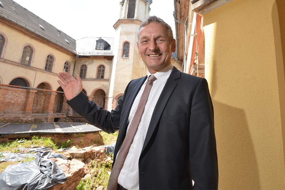 Mario Schreckenbach (56) will aus Schloss Lichtenstein ein Wellnesshotel machen.