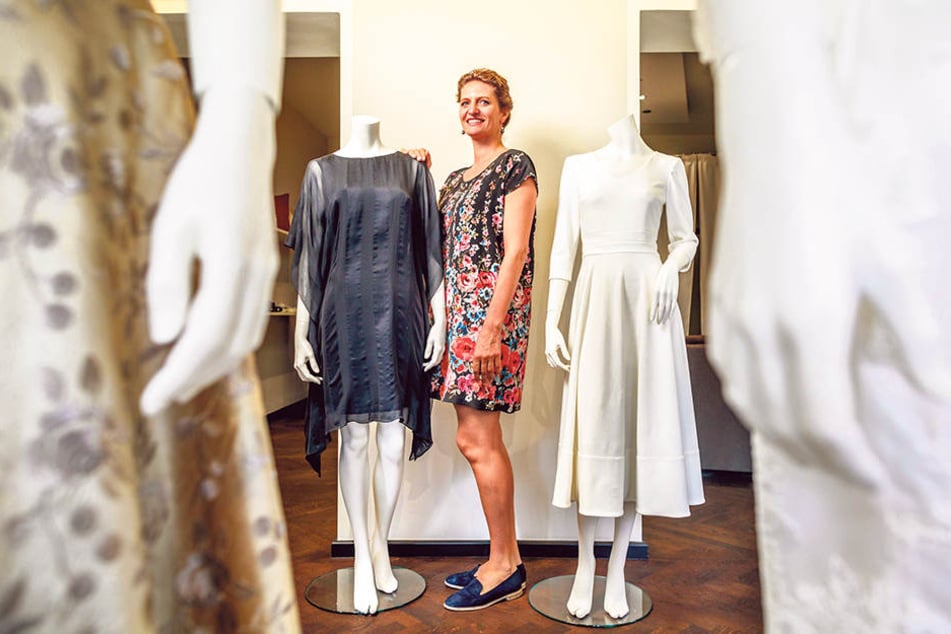 Designerin Dorothea Michalk (36) setzt diesmal auf Schwarz und Weiß.