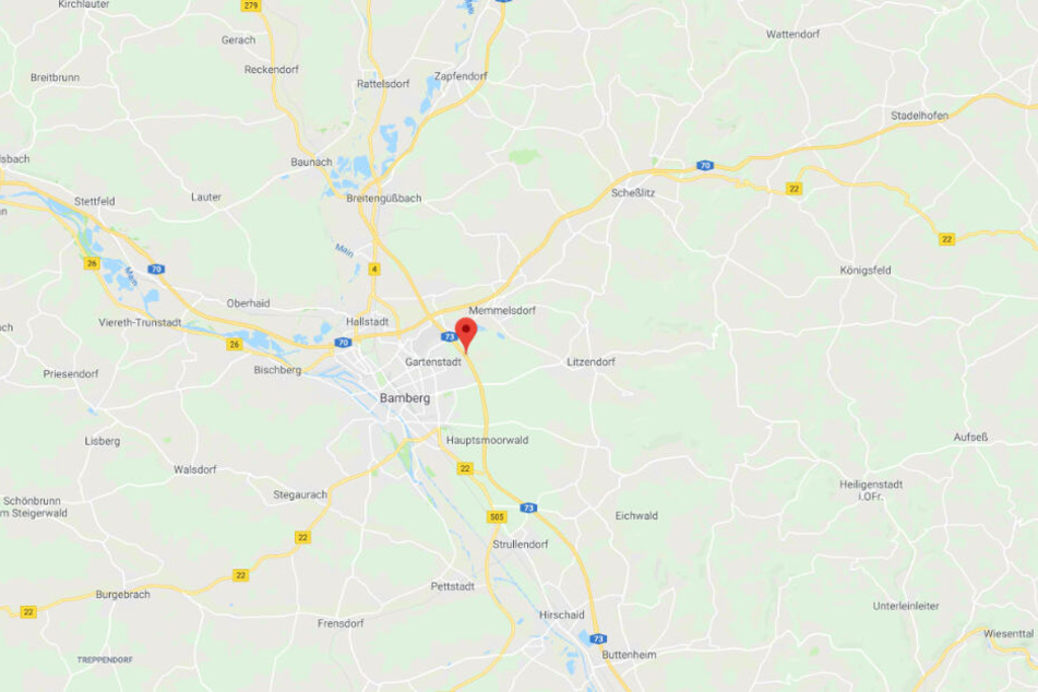 Der Unfall ereignete sich auf der A73 bei Bamberg.
