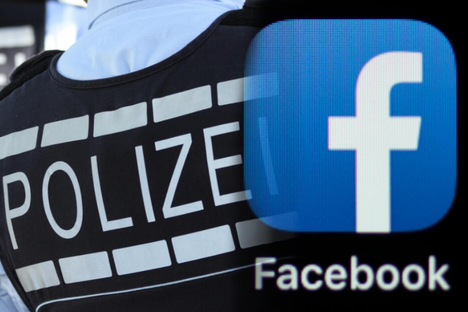 Der Polizist teilte wohl den Haftbefehl auf Facebook. (Symbolbild / Fotomontage)