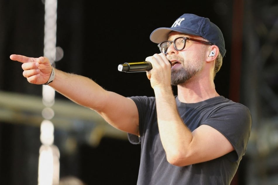Mark Forster (43) spielte bei seinem Auftritt den Song "Forever Young" ab.