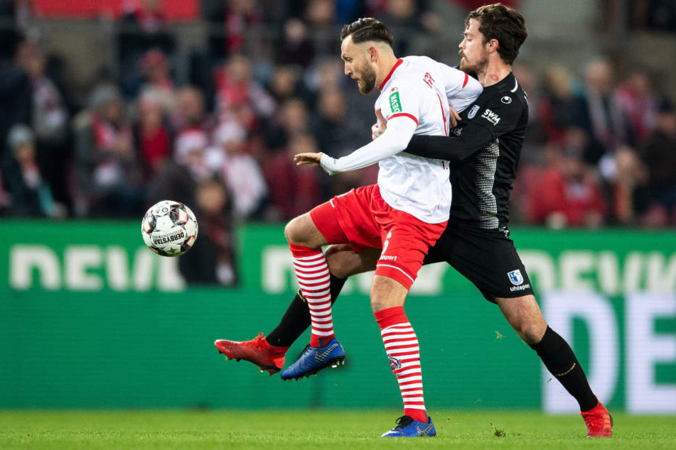 Marco Höger (29) fehlt dem 1. FC Köln aufgrund seiner fünften Gelben Karte im Spiel gegen Magdeburg.