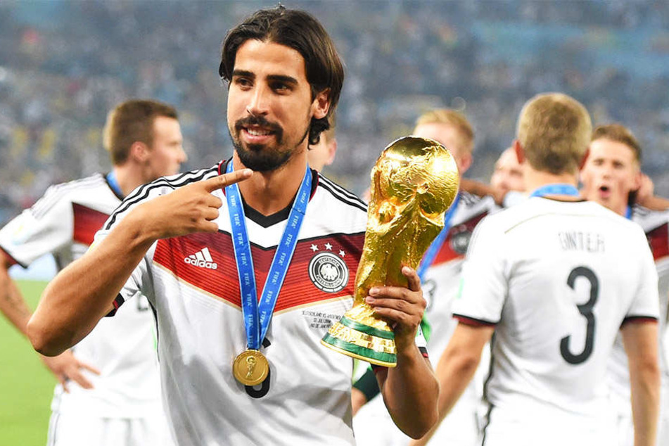 Der bisher größte Erfolg in Sami Khediras Karriere: Der Gewinn der WM 2014 mit Deutschland.