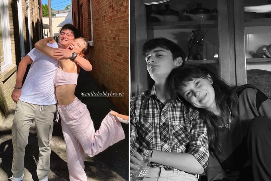 Millie Bobby Brown and Noah Schnapp reunited in a new photo shared on Monday.