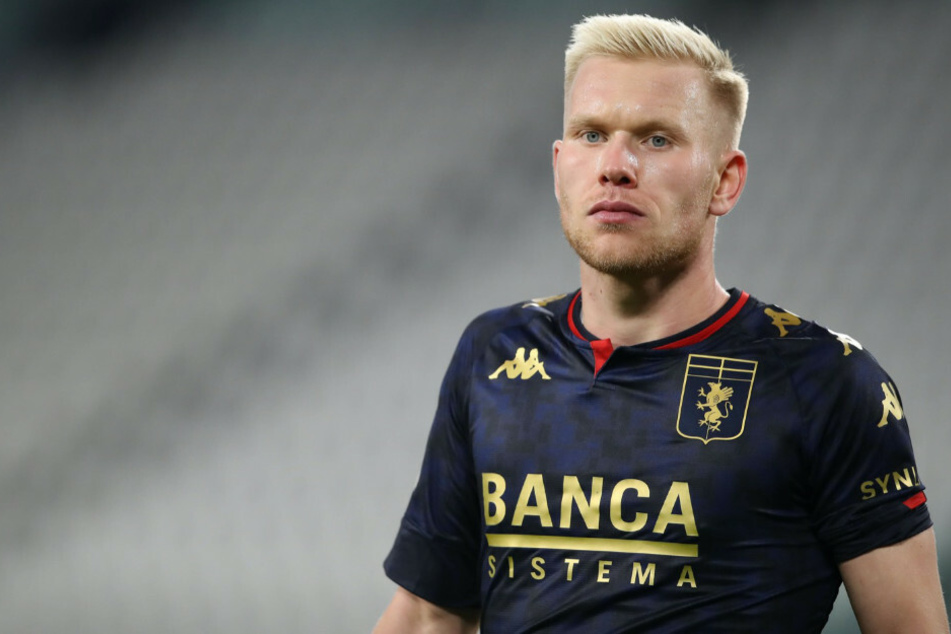 Der Berliner Lennart Czyborra (21) feierte am Mittwochabend im Achtelfinale der Coppa Italia seine Torpremiere für den CFC Genua.