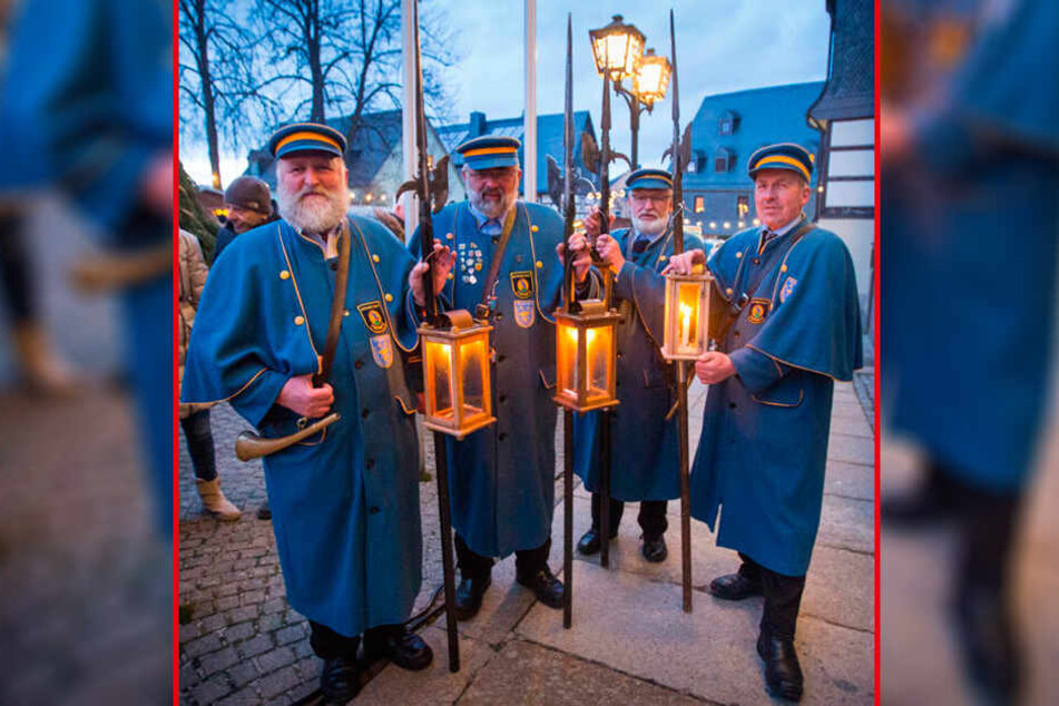 Die Zwönitzer Nachtwächter begleiten heute das Programm zur Mariä Lichtmess.