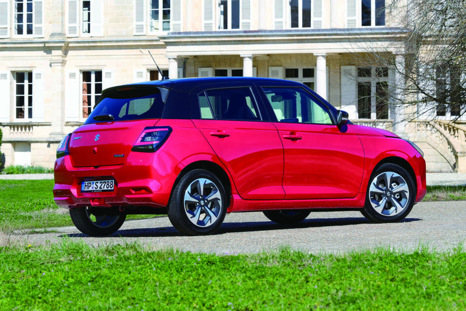 Pass in every parking space: The new Suzuki Swift is not bigger, but the optimal space utilization fell on the Platz.