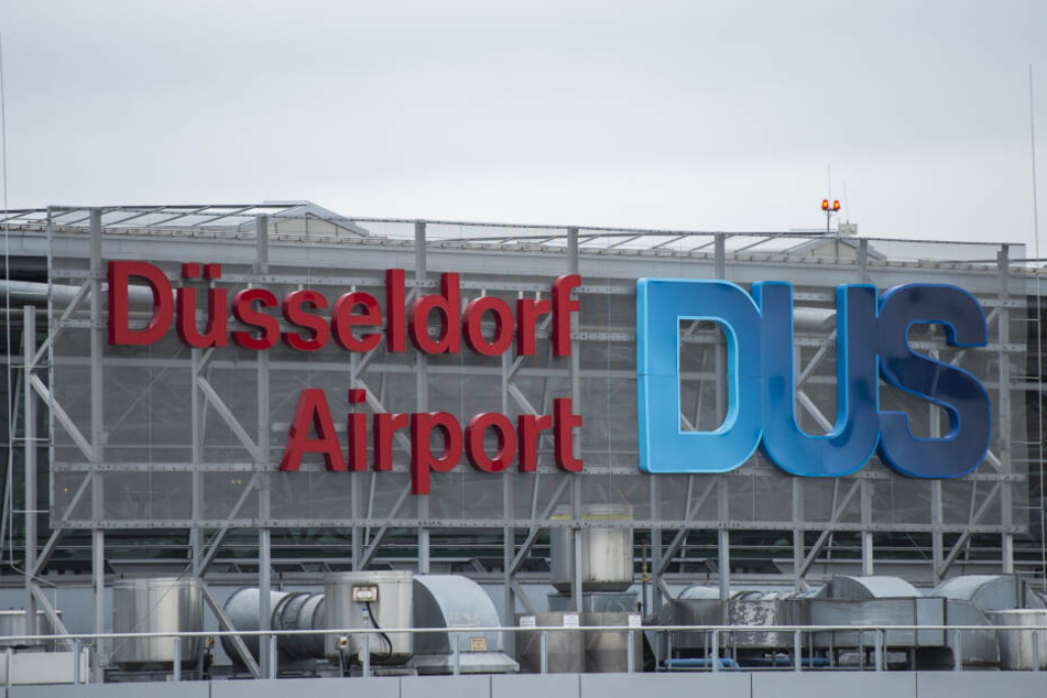 Der Flughafen Düsseldorf.