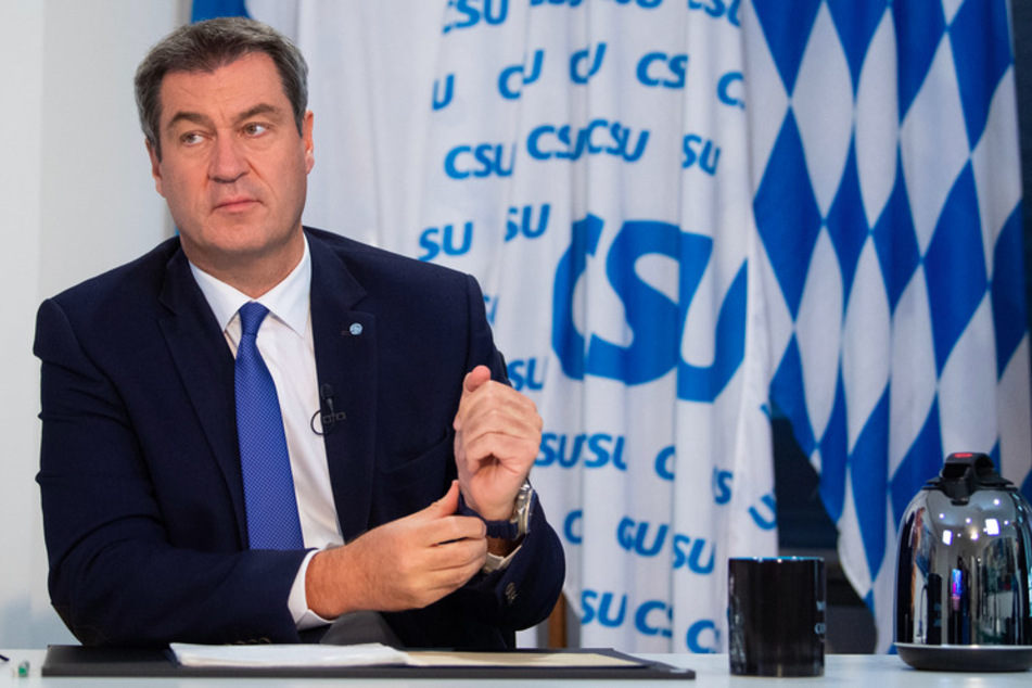 Der Winter naht: Markus Söder (53, CSU) warnte in seiner Rede vor den Auswirkungen der Corona-Krise.