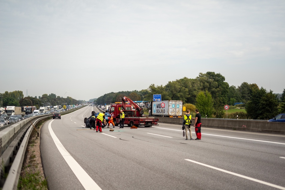 Rettungskräfte im Einsatz.