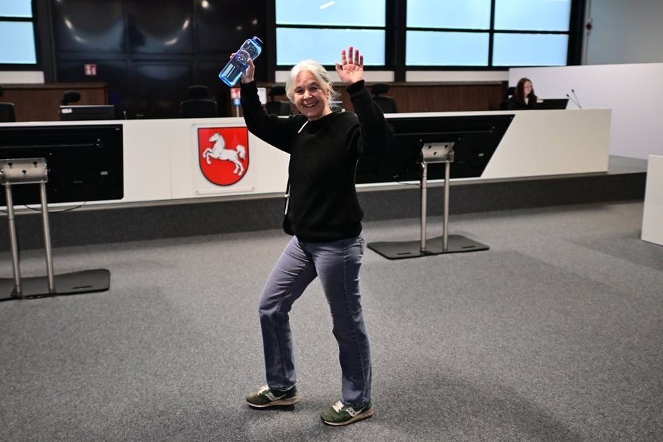 Daniela Klette (67) hielt am Dienstag ihre eigene Verteidigungsrede vor dem Landgericht Verden.