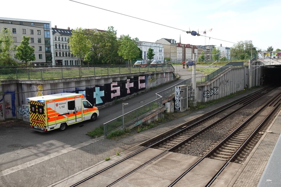 An der südlichen Einfahrt zum Citytunnel fand am Mittwoch ein Rettungseinsatz statt.