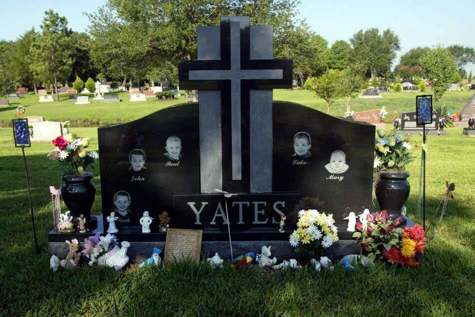 Der Grabstein der fünf getöteten Kinder in Texas, USA. (Archivbild)