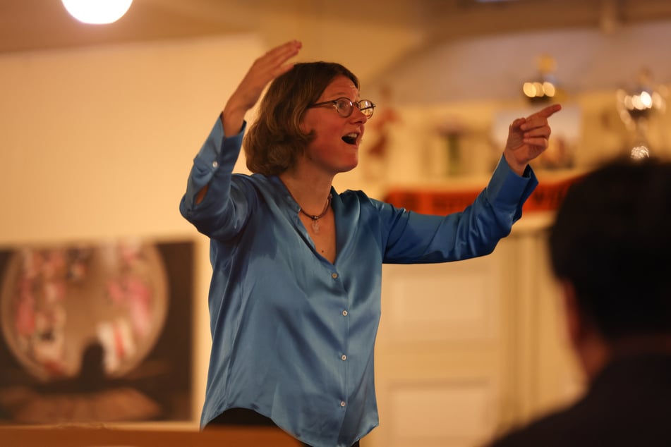 Tina Schneeweiß leitet den von ihr gegründeten Kammerchor St. Pauli bereits seit 17 Jahren.