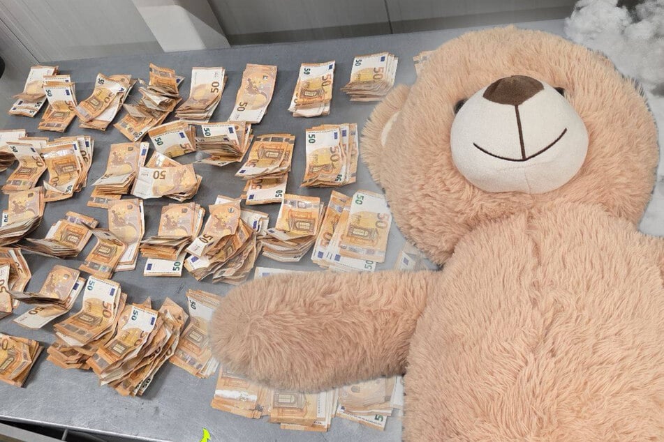 Dieser Teddy hatte es in sich: Ermittler finden Tausende Euro im Bauch