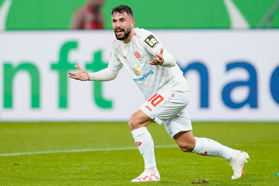 Marco Richter wechselt per Leihe vom 1. FSV Mainz 05 zum HSV. Unter Sportvorstand Stefan Kuntz (61) spielte der Offensivakteur einst für die deutsche U21. (Archivfoto)