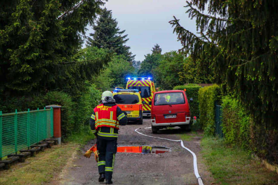 Mehrere Einsatzkräfte waren nötig, um den Einsatz im beschaulichen Velten durchzuführen.