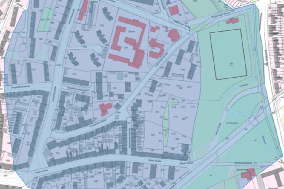 Der Evakuierungsradius beträgt 300 Meter.