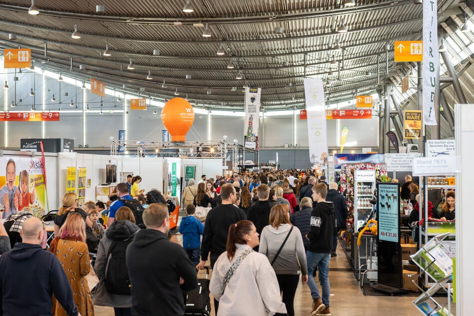 Auf dem Messegelände der Messe Stuttgart bekommen die Besucher einiges zu sehen.