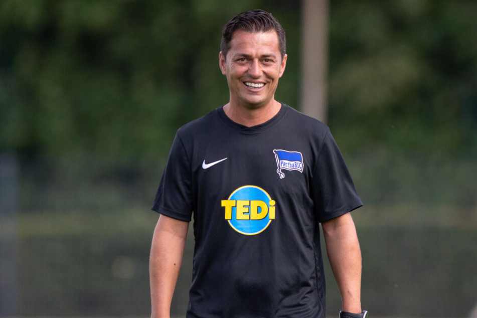 Ante Covic beim Trainingsauftakt.