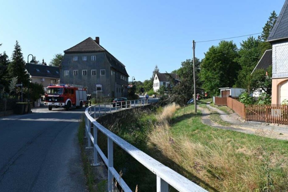 Zwei Feuerwehren waren im Einsatz.