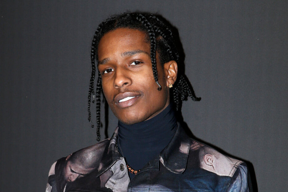 US-Rapper ASAP Rocky besucht die Modenschau der Herbst/Winter 2017/2018 Männer-Kollektion von Modedesigner Christian Dior.
