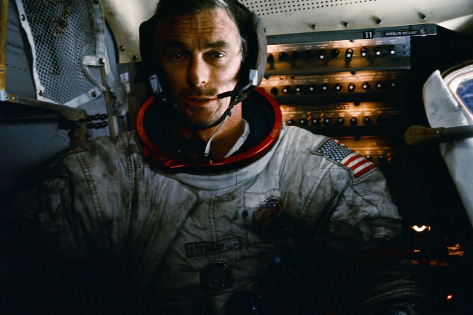 Apollo-17-Kommandant Eugene Cernan kehrte 1972 mit einer dichten Schicht aus feinem, scharfkantigem Mondstaub bedeckt auf die Erde zurück. (Archivbild)