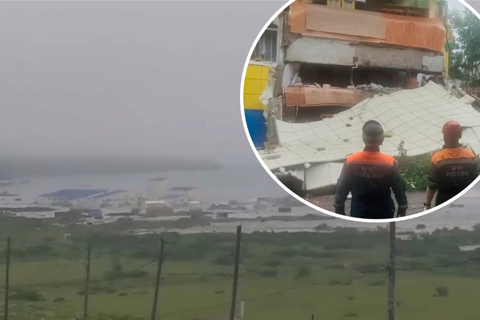 Zwaar aardbeving voor de kust van Rusland leidt tot tsunami-waarschuwing voor Japan en VS