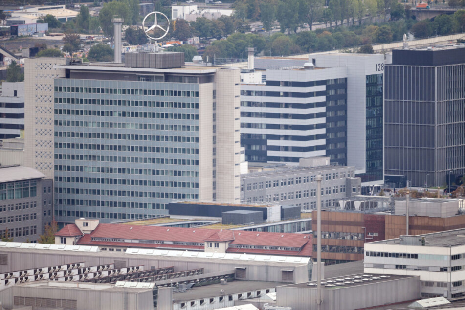Ein Blick auf das Daimler-Werk in Untertürkheim.