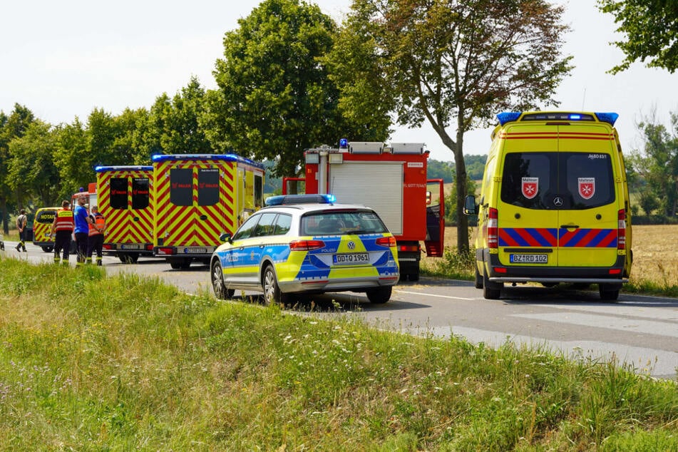 Ein Großaufgebot von Polizei, Feuerwehr und Rettungsdienst war vor Ort im Einsatz.