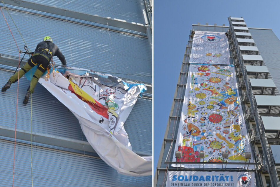 Chemnitz: Das bedeutet die neue XXL-Kunst am Hochhaus