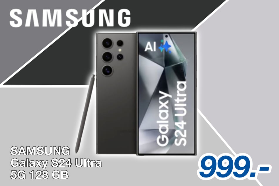 Das Samsung Galaxy S24 Ultra 5G
für 999 Euro