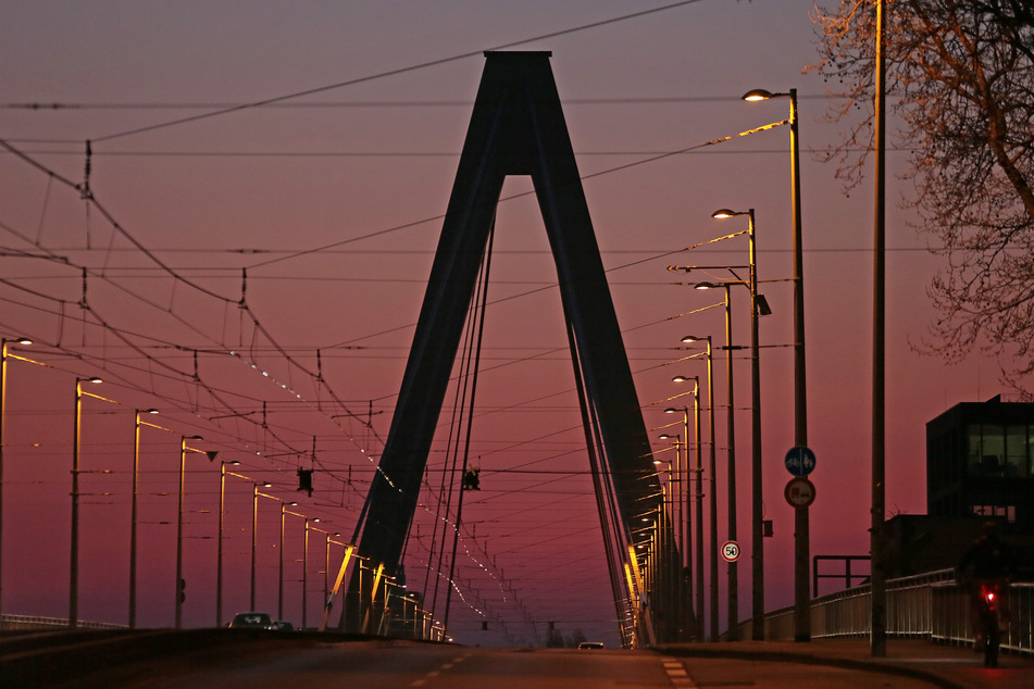Die Severinsbrücke in Köln.