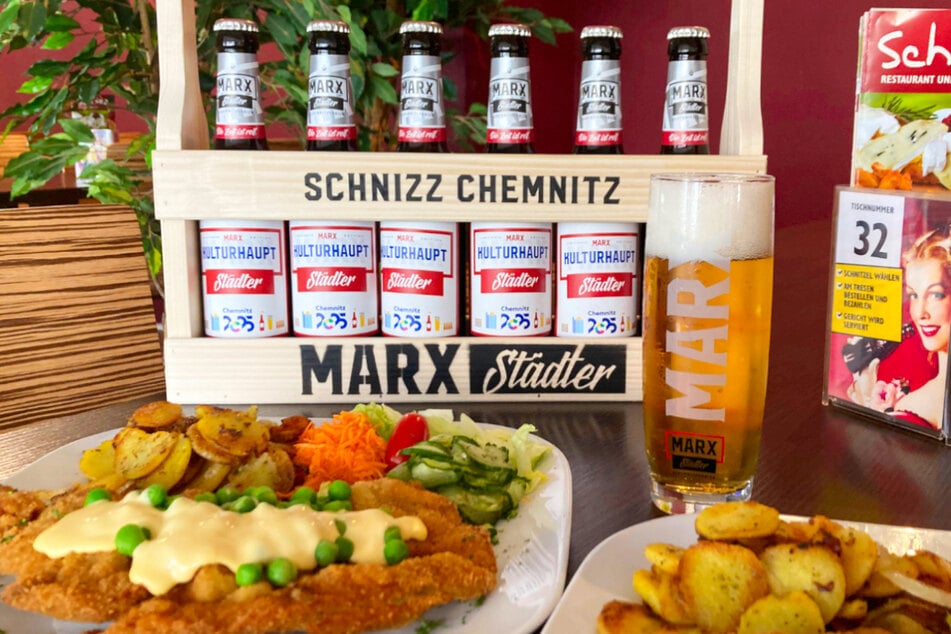 Lust auf ein knuspriges "Chemnitz-Schnitzel" mit kostenlosem Marxstädter Pils? Dann auf zum SCHNIZZ in Chemnitz!