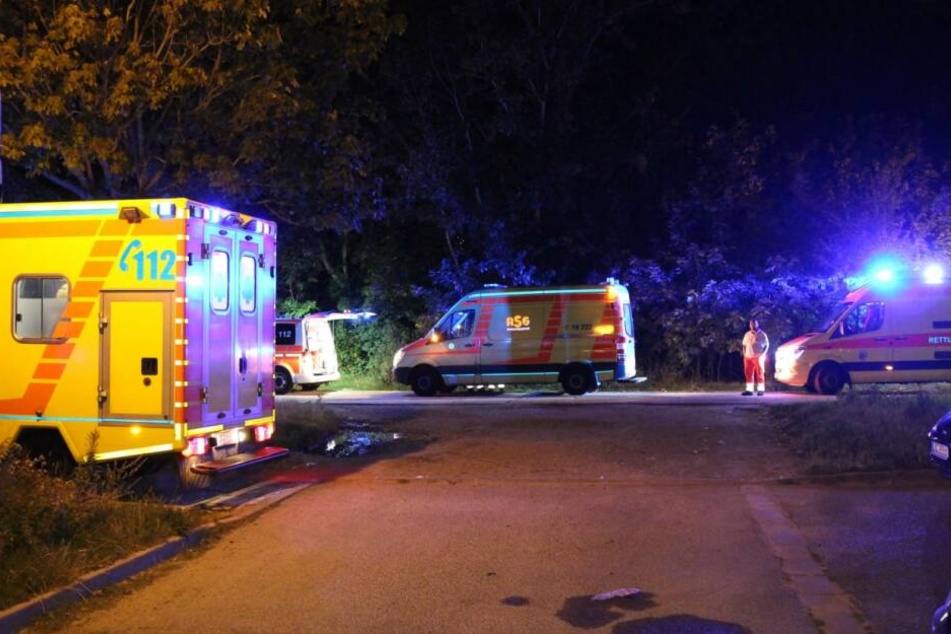 Zu einem Großeinsatz kam es am Freitagabend in Leipzig-Grünau.