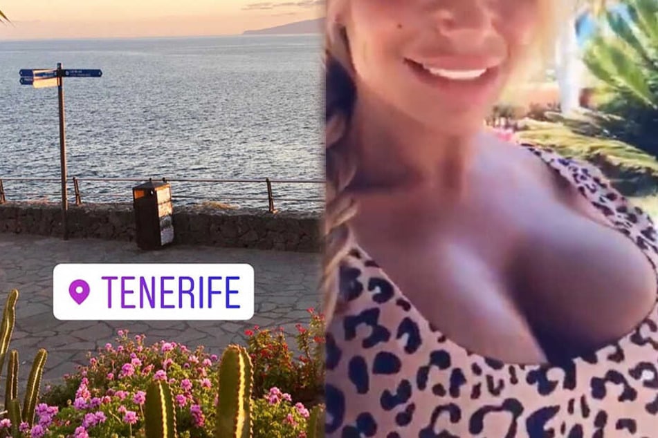 Heißes Dekolleté! Welche Promi-Blondine schickt diese sexy Urlaubsgrüße?