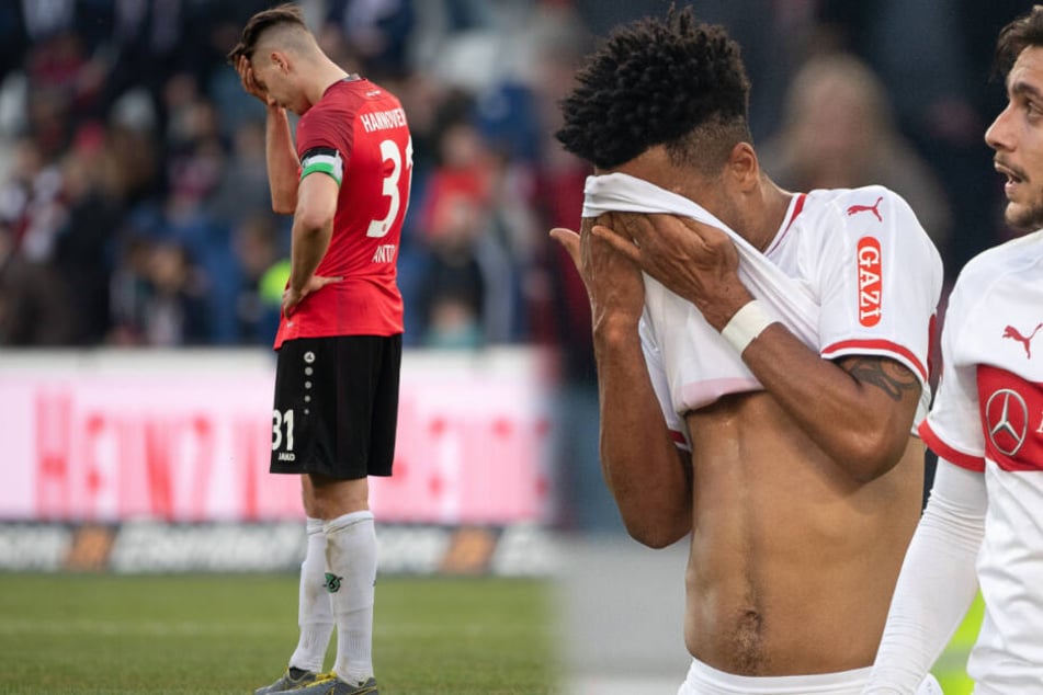 Hannover 96 und den VfB Stuttgart verbindet vor allem in den vergangenen Jahren dasselbe schwere Schicksal. (Bildmontage)