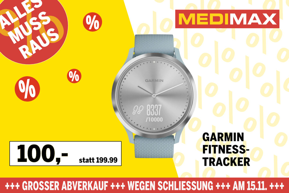 Garmin-Fitness-Tracker für 100 Euro.