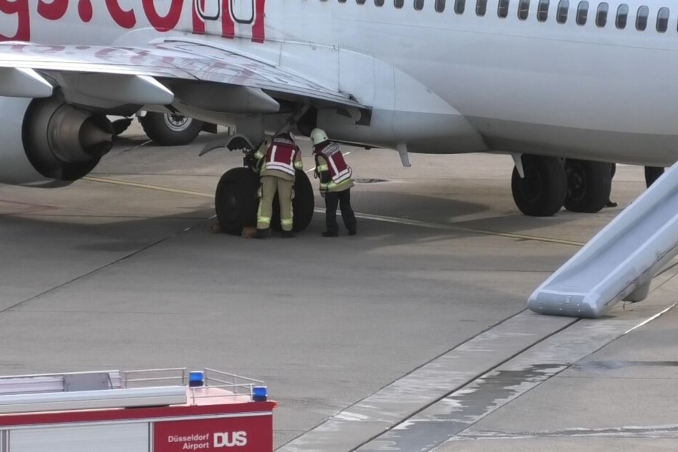 Ein stark qualmender Reifen hatte den Großeinsatz ausgelöst.