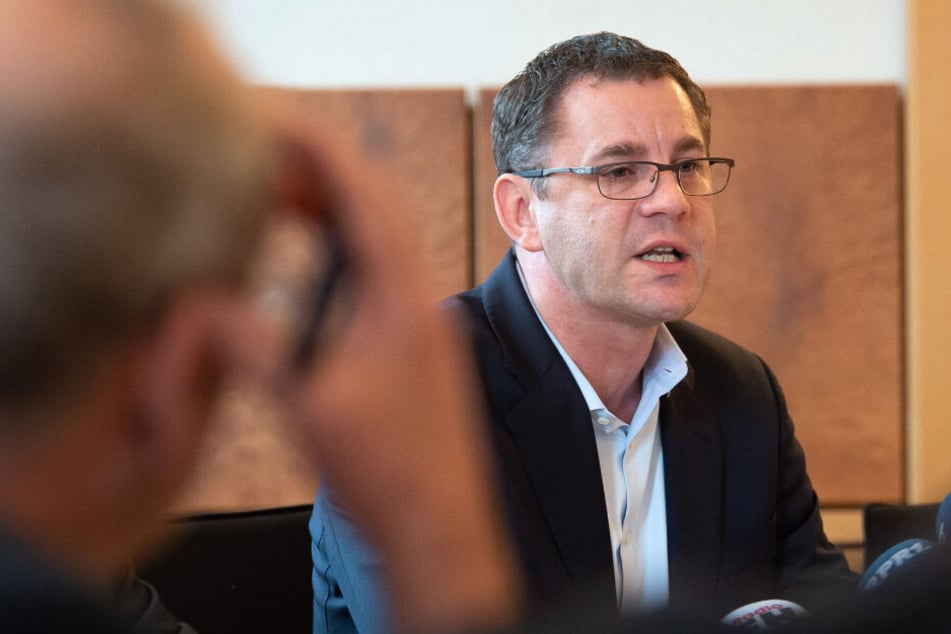 Sven Gerich bei einer Pressekonferenz im Januar 2019.