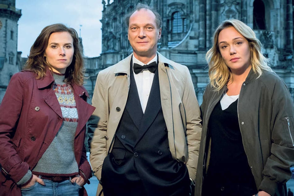 Entwickeln sich langsam zu Sympathieträgern (v. l.): Karin Hanczewski (35),
Martin Brambach (49) und Alwara Höfels (35).