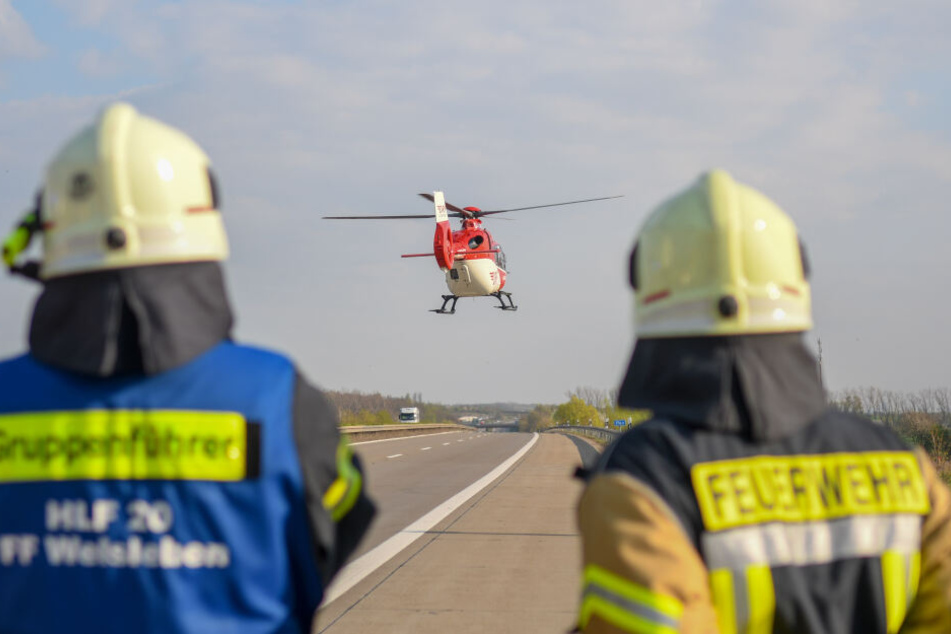 Der 37-Jährige musste mit einem Rettungshubschrauber ins Krankenhaus geflogen werden.