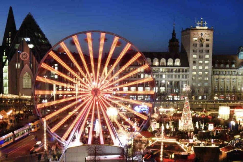 Seit dem Dienstag hat der Weihnachtsmarkt in Leipzig geöffnet.