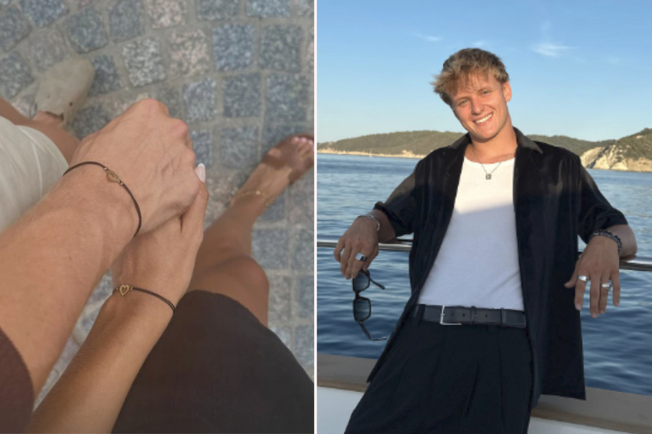 Mick Schumacher (24) hält in einer Instagram-Story die Hand einer Frau. Auffällig sind die beiden Armbänder.