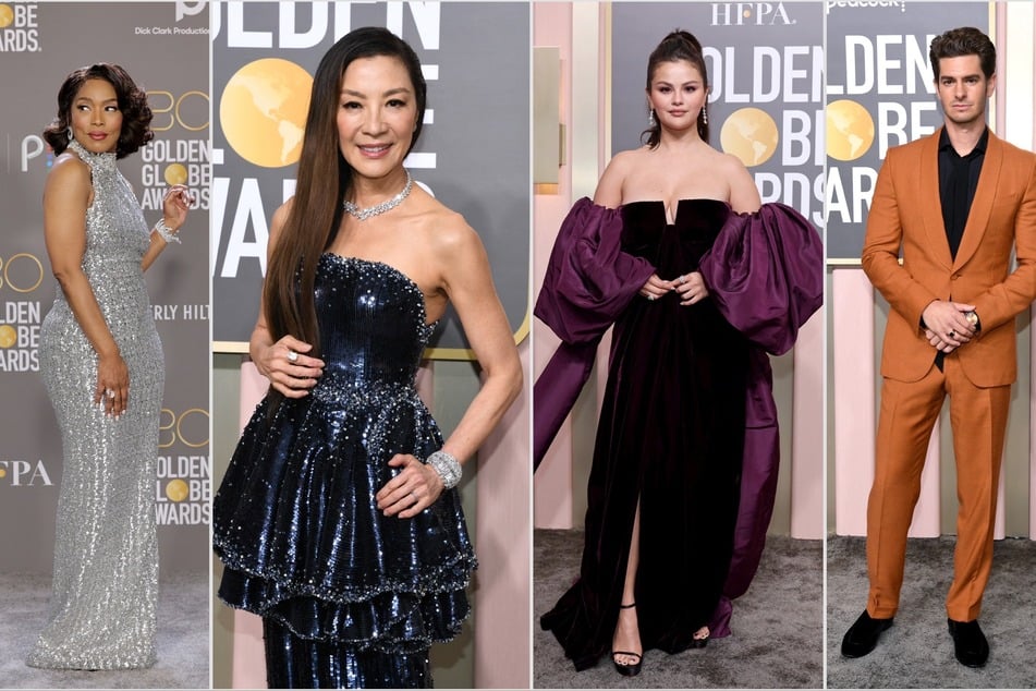 (From l to r:) Angela Basset, Michelle Yeoh, Selena Gomes and Andrew Garfield shut the red carpet down with their jaw-dropping attire!