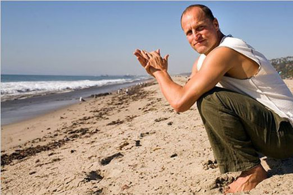 Woody Harrelson shared a photo of himself on Instagram, saying, "Please take care of yourselves."