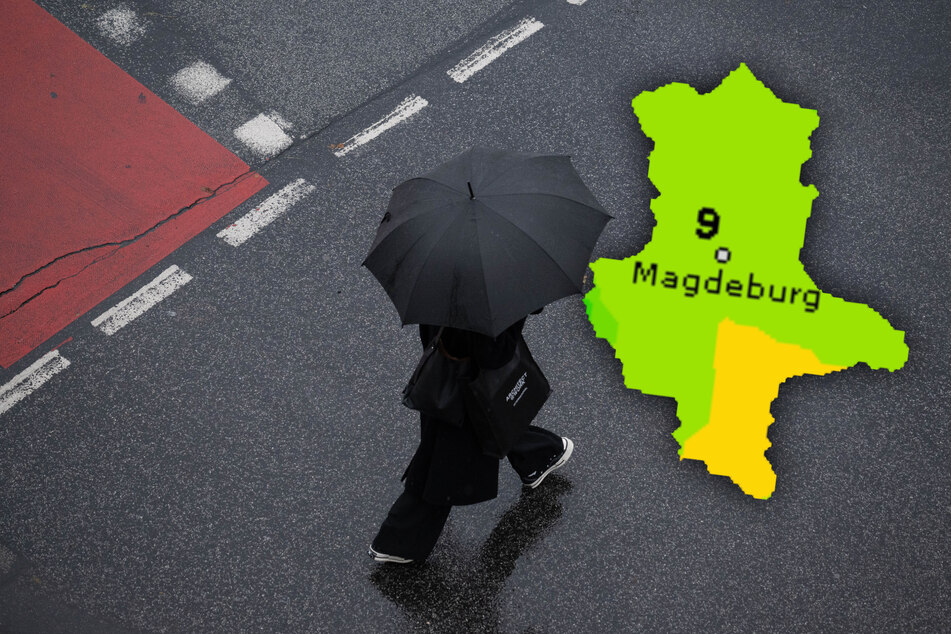 Auf Sachsen-Anhalt wartet Regen, milde Temperaturen - und eine Unwetter-Warnung