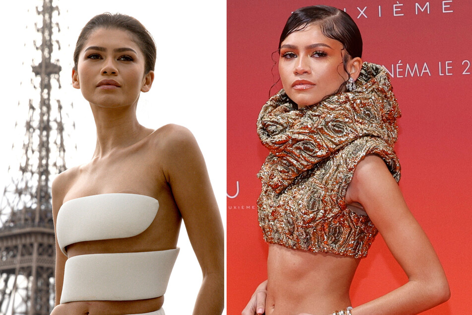 Zendaya does double duty with striking fashion for Dune: Part Two promo